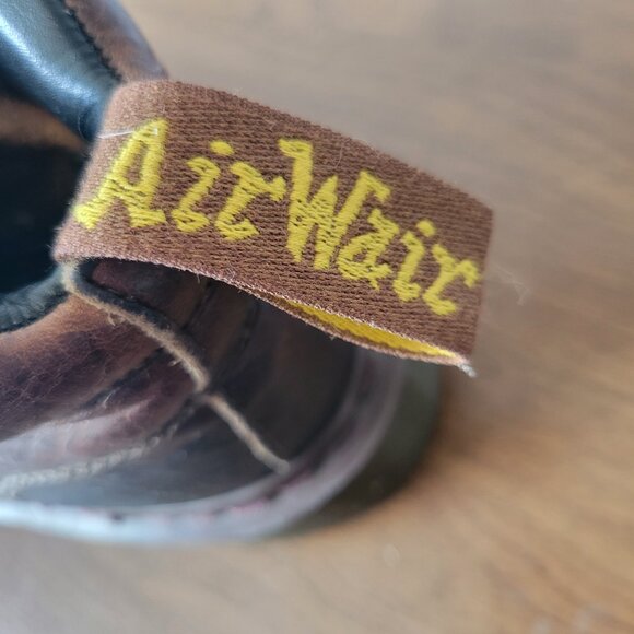 Vintage Y2k Dr. Martens 8287 Brown Leather Boots, Men’s 7, Air Wair, Y2K Chunky - Picture 10 of 12